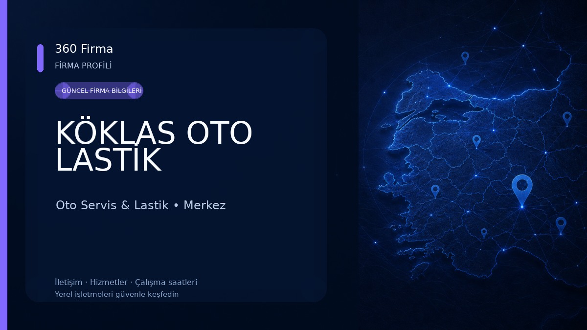 KÖKLAS OTO LASTİK Oto Servis & Lastik