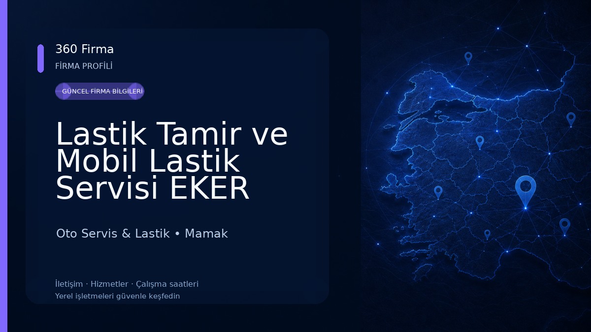 Lastik Tamir ve Mobil Lastik Servisi EKER OTO LASTİK 