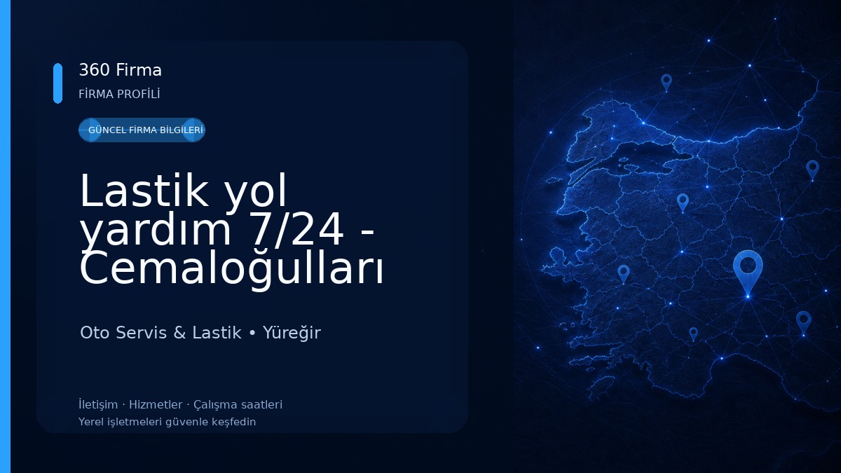 Lastik yol yardım 7/24 - Cemaloğulları lastikçilik 