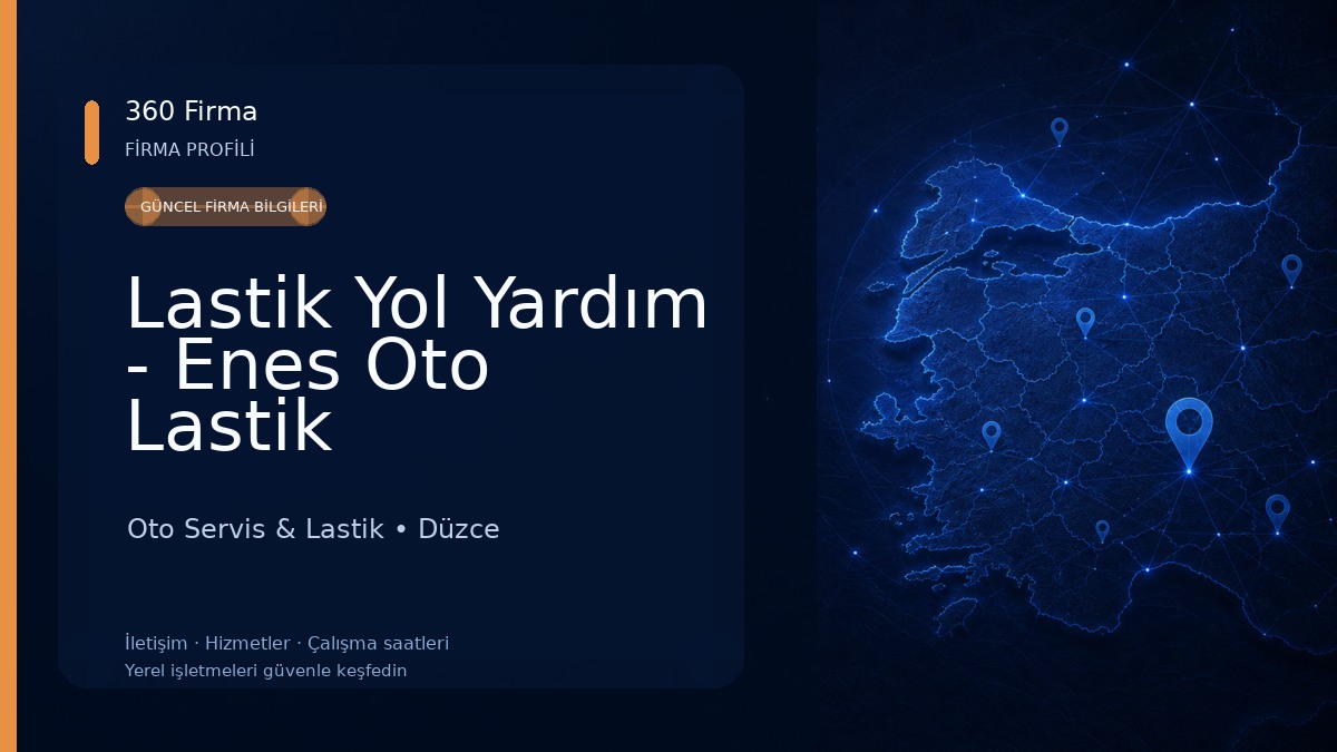 Lastik Yol Yardım - Enes Oto Lastik 