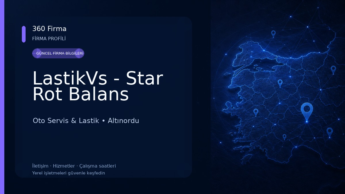 LastikVs - Star Rot Balans Oto Servis & Lastik