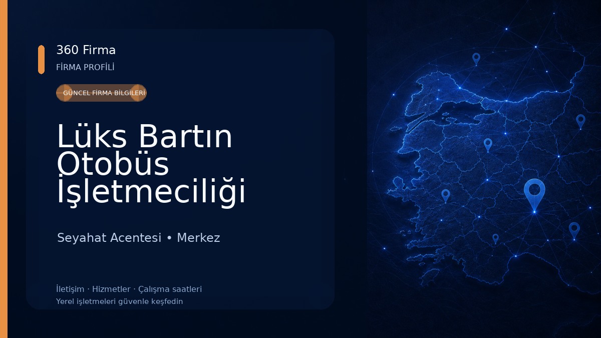 Lüks Bartın Otobüs İşletmeciliği