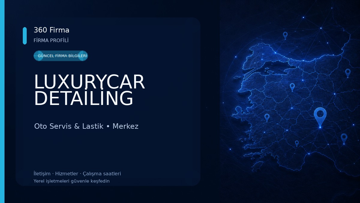 LUXURYCAR DETAİLİNG Oto Servis & Lastik