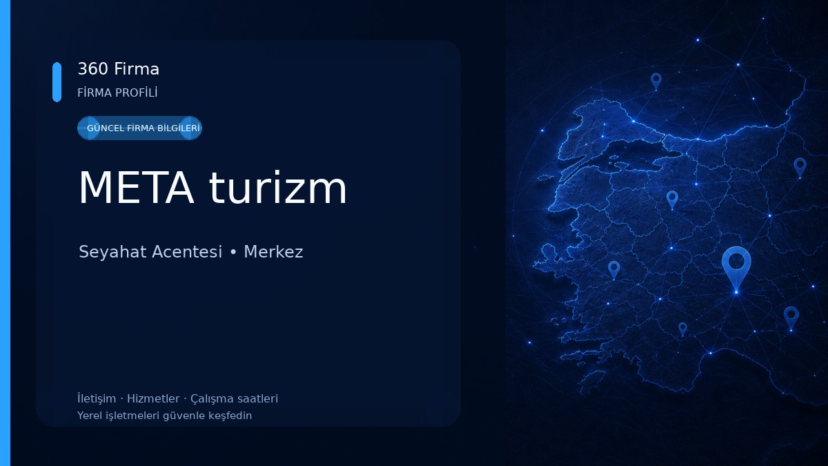 META turizm Seyahat Acentesi