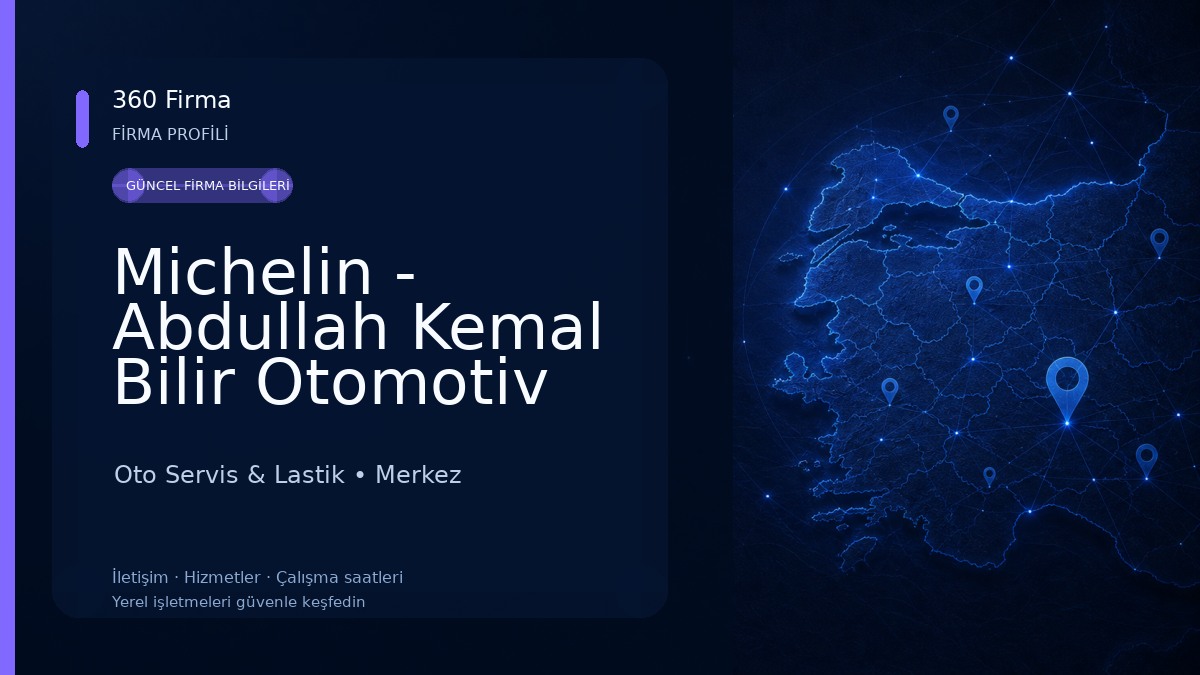 Michelin - Abdullah Kemal Bilir Otomotiv Oto Servis & Lastik