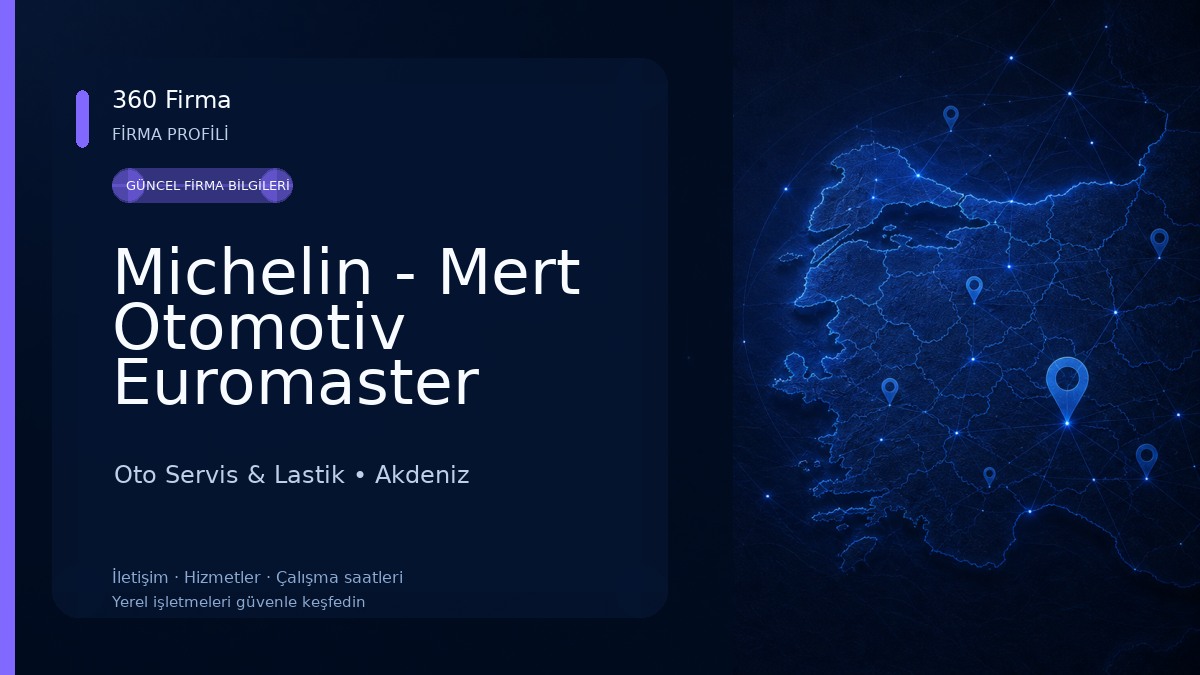 Michelin - Mert Otomotiv Euromaster Oto Servis & Lastik