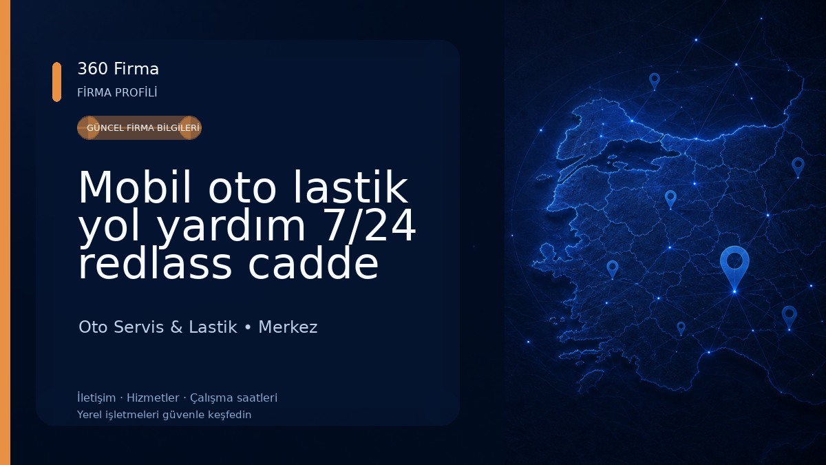 Mobil oto lastik yol yardım 7/24 redlass cadde auto Oto Servis & Lastik
