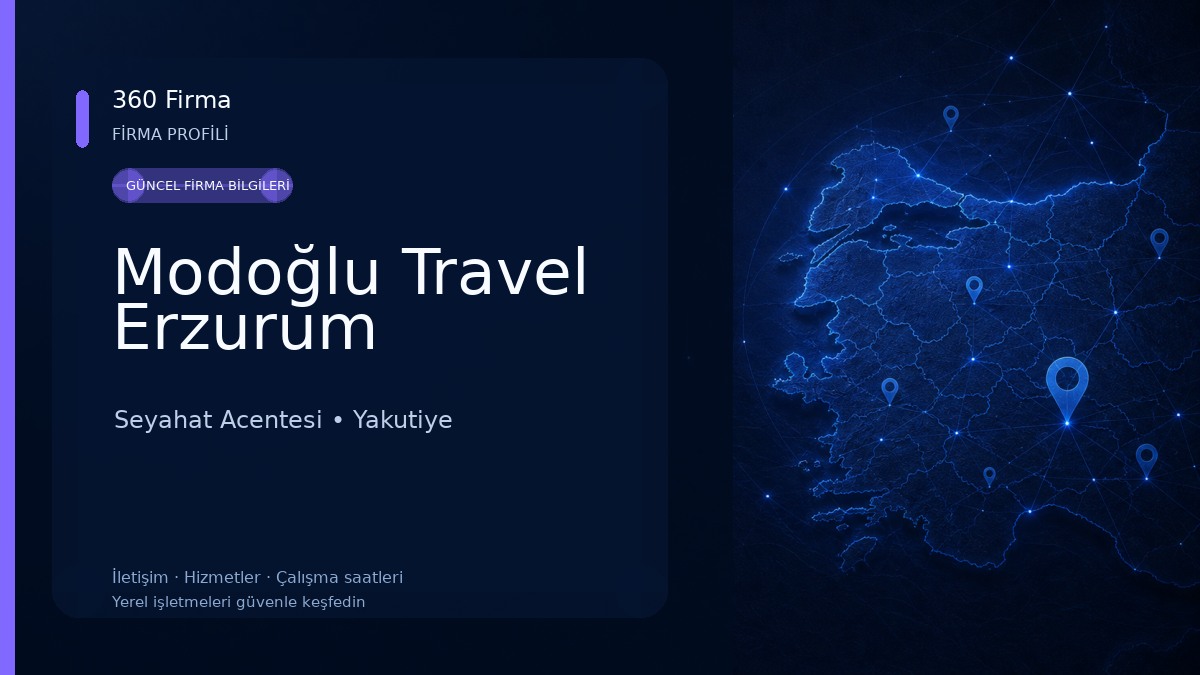 Modoğlu Travel Erzurum Seyahat Acentesi