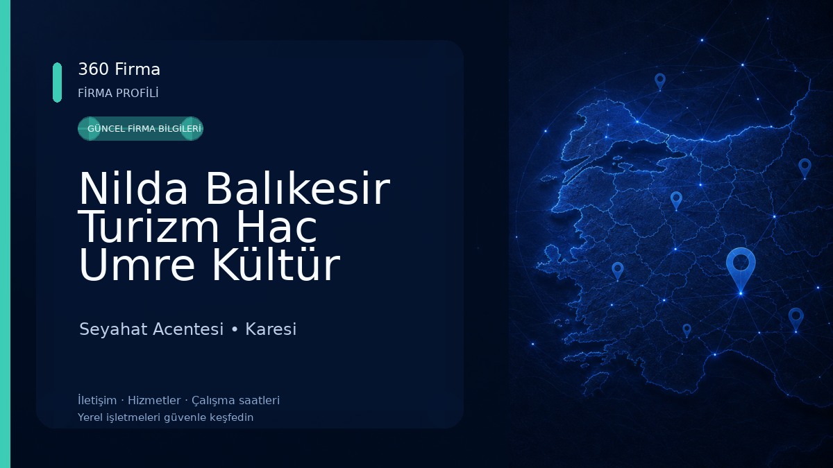 Nilda Balıkesir Turizm Hac Umre Kültür Turları