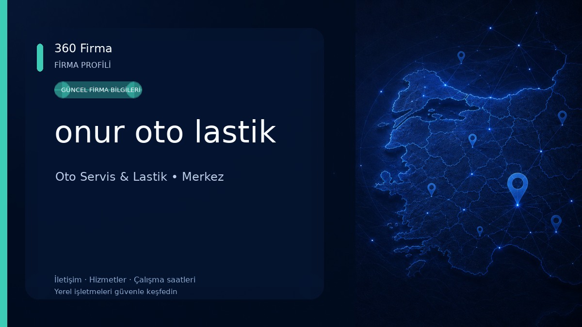 onur oto lastik Oto Servis & Lastik