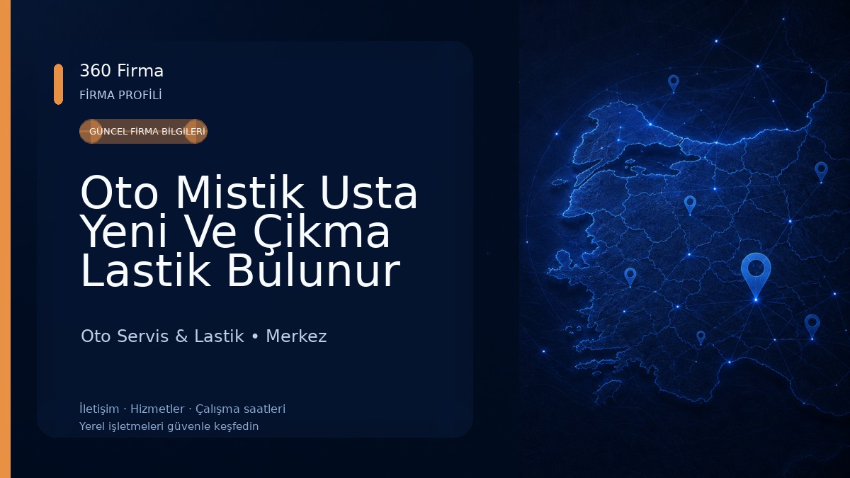 Oto Mistik Usta Yeni Ve Çikma Lastik Bulunur Oto Servis & Lastik