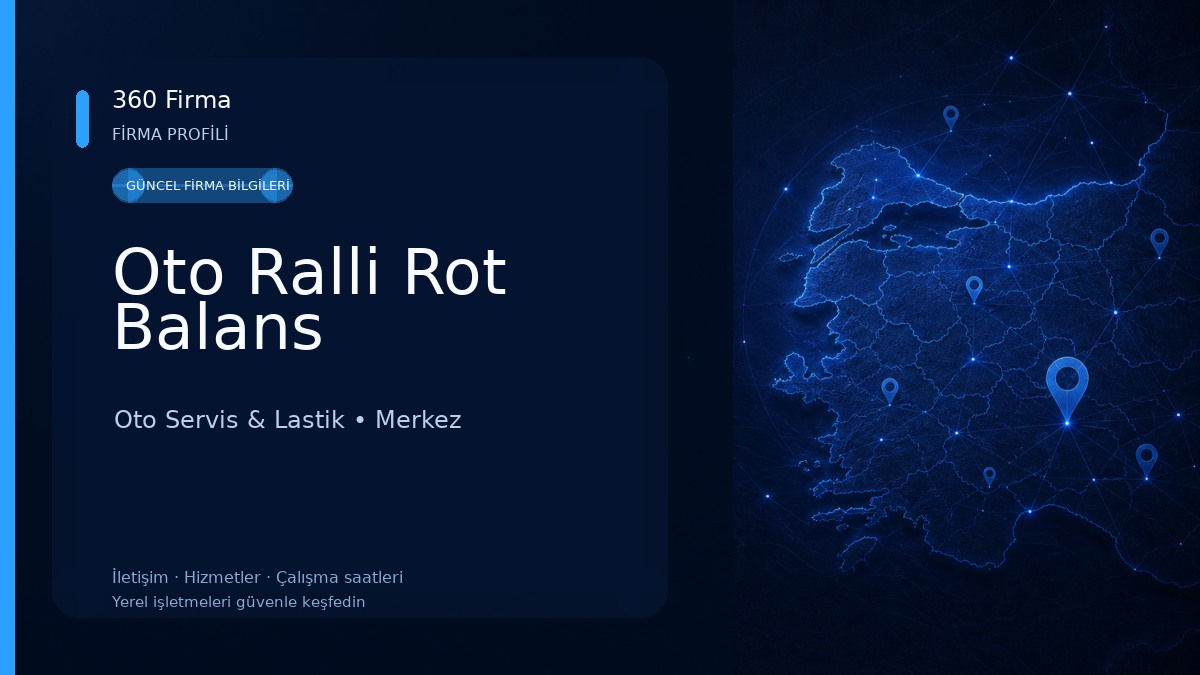 Oto Ralli Rot Balans Oto Servis & Lastik