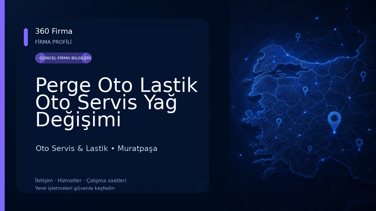 Perge Oto Lastik Oto Servis Yağ Değişimi Periyodik Bakım