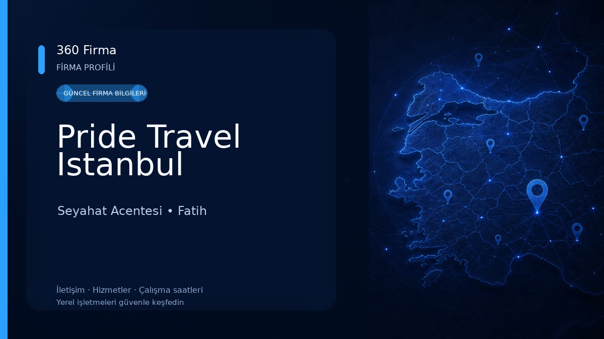 Pride Travel Istanbul Seyahat Acentesi