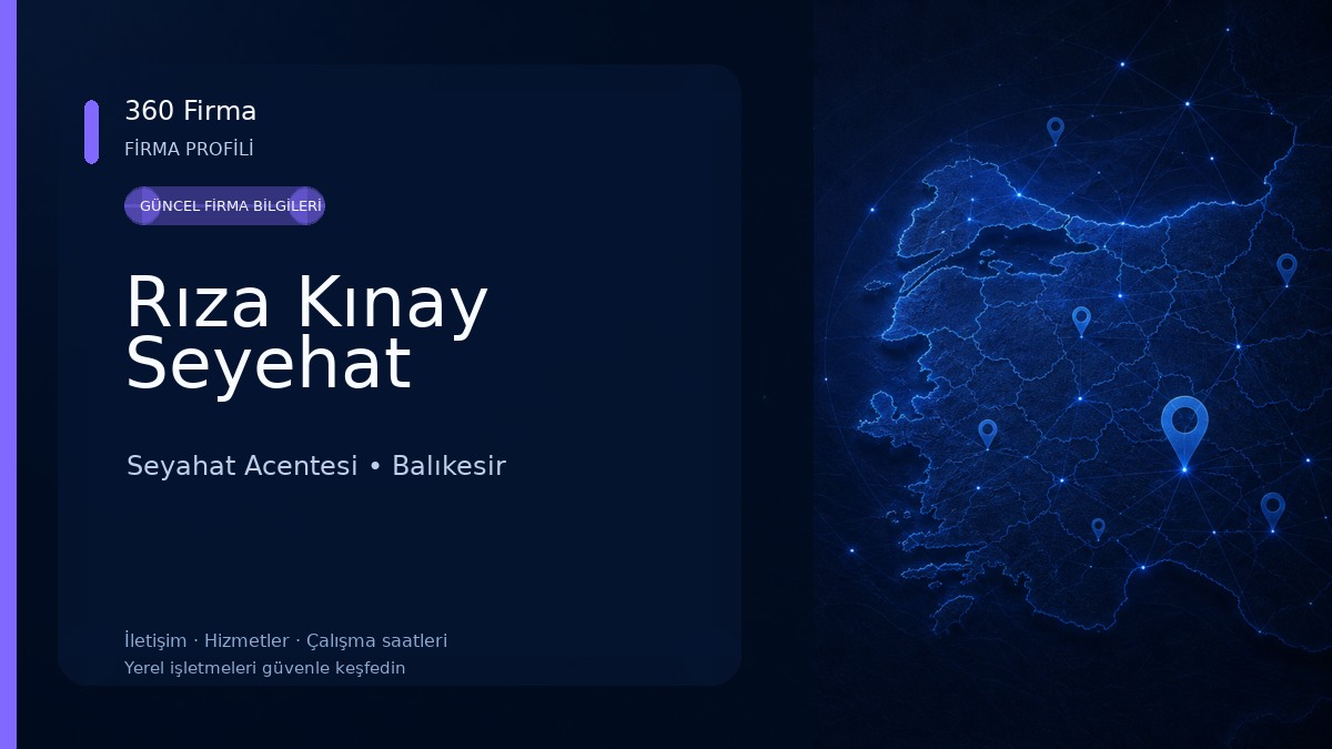 Rıza Kınay Seyehat Seyahat Acentesi