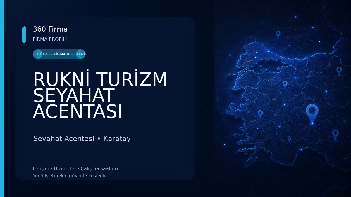 RUKNİ TURİZM SEYAHAT ACENTASI Seyahat Acentesi