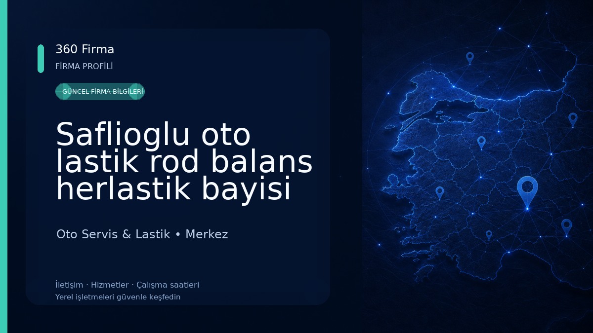 Saflioglu oto lastik rod balans herlastik bayisi Oto Servis & Lastik