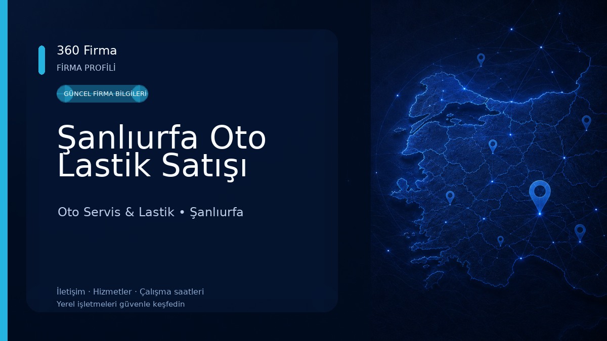 Şanlıurfa Oto Lastik Satışı Oto Servis & Lastik