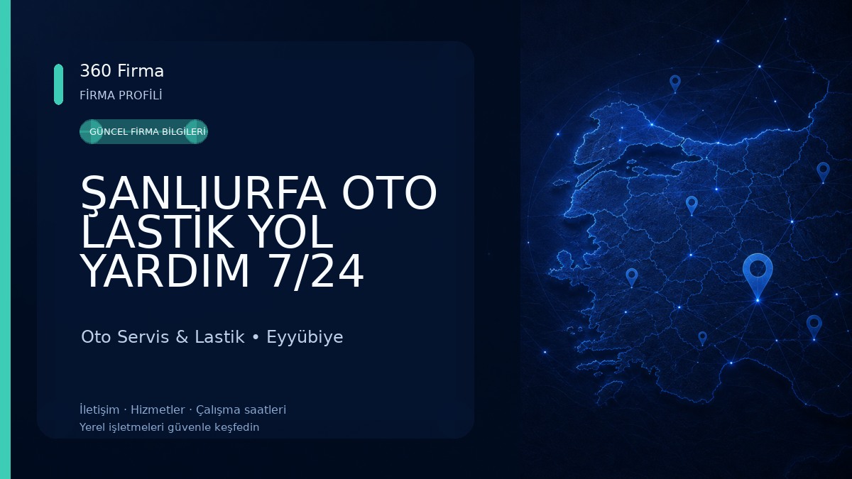 ŞANLIURFA OTO LASTİK YOL YARDIM 7/24