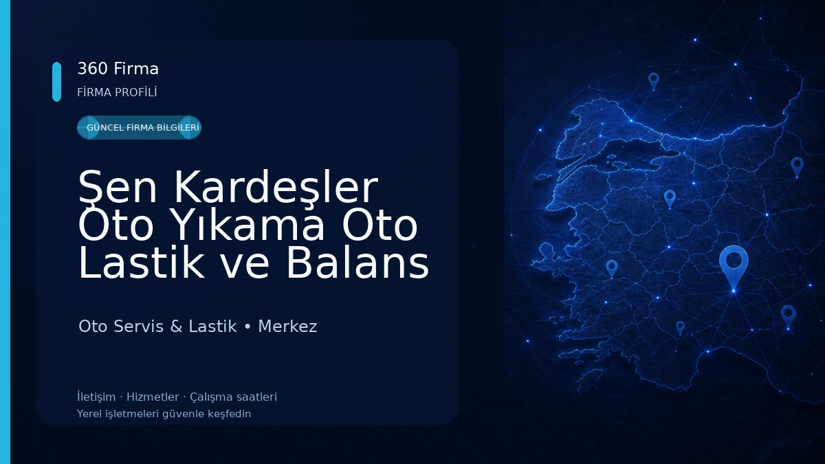 Şen Kardeşler Oto Yıkama Oto Lastik ve Balans servisi Oto Servis & Lastik