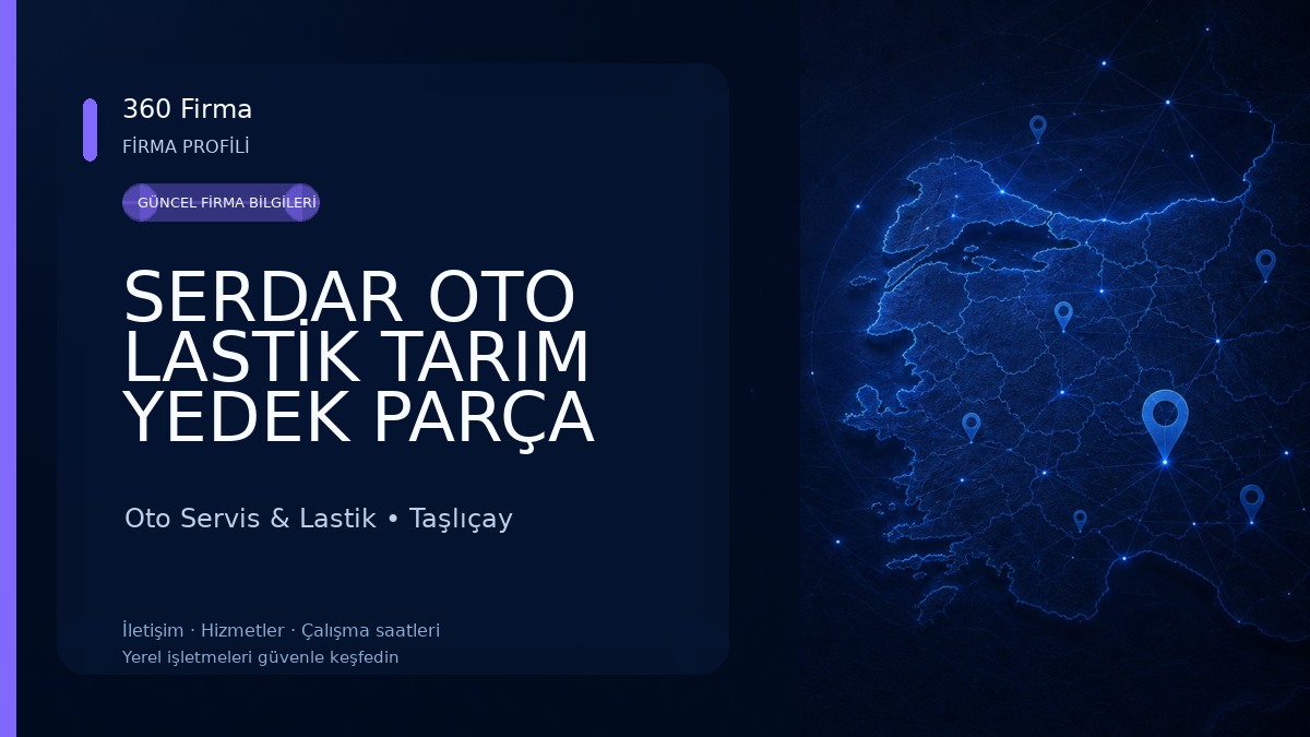 SERDAR OTO LASTİK TARIM YEDEK PARÇA Oto Servis & Lastik