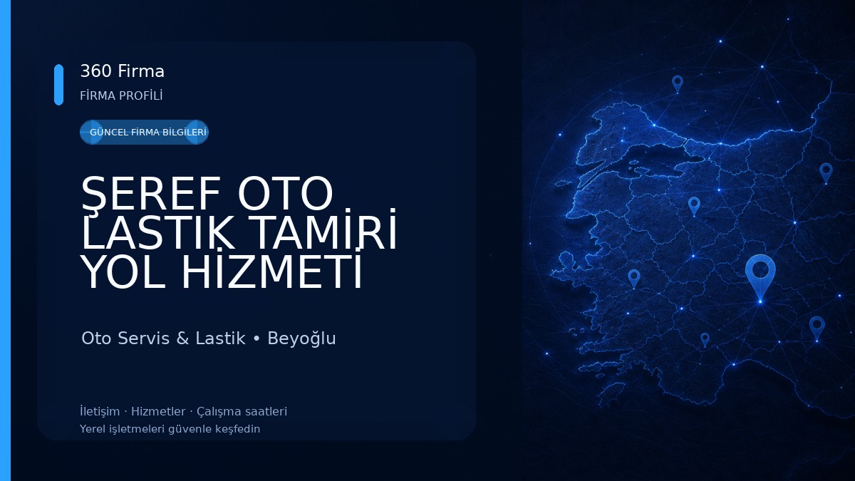 ŞEREF OTO LASTIK TAMİRİ YOL HİZMETİ Oto Servis & Lastik