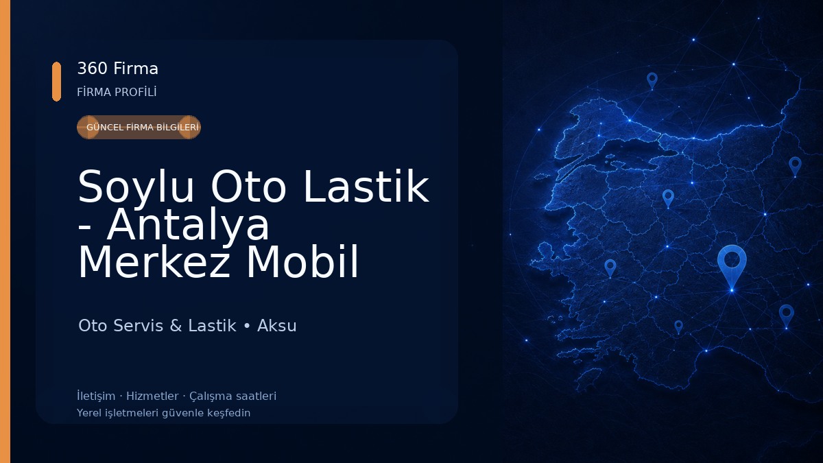 Soylu Oto Lastik - Antalya Merkez Mobil Tamir Servis Hizmetleri Oto Servis & Lastik