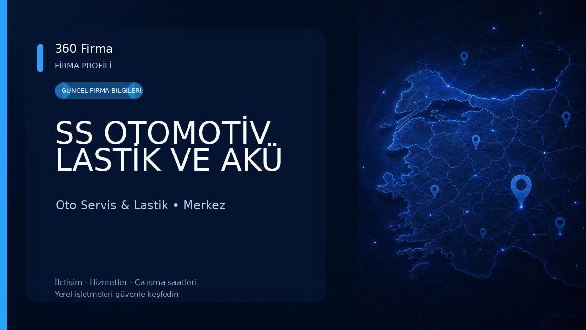 SS OTOMOTİV LASTİK VE AKÜ Oto Servis & Lastik