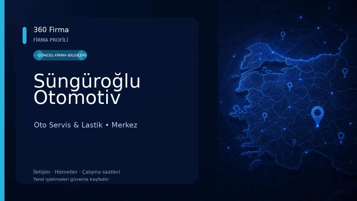 Süngüroğlu Otomotiv Oto Servis & Lastik