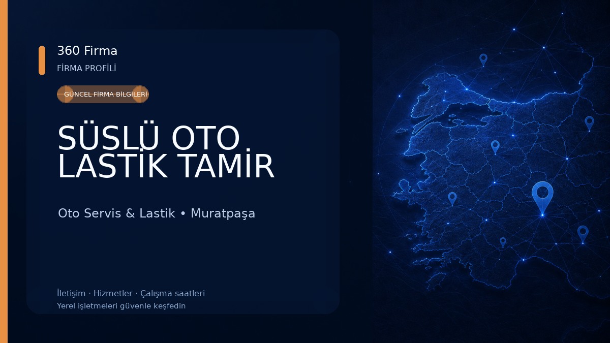 SÜSLÜ OTO LASTİK TAMİR