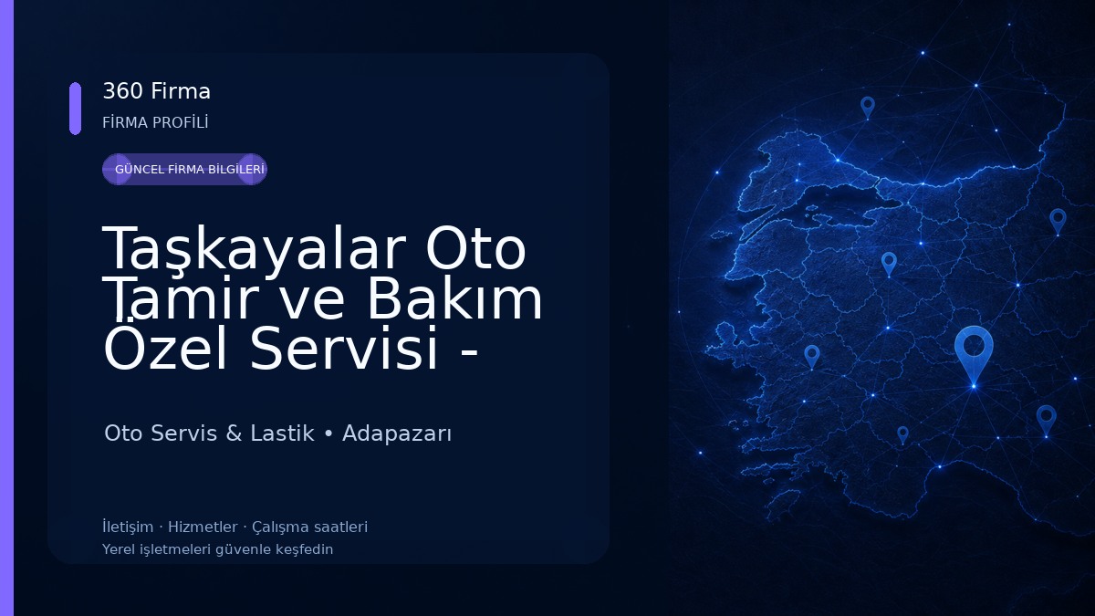 Taşkayalar Oto Tamir ve Bakım Özel Servisi - Lastik Tamiri Oto Servis & Lastik