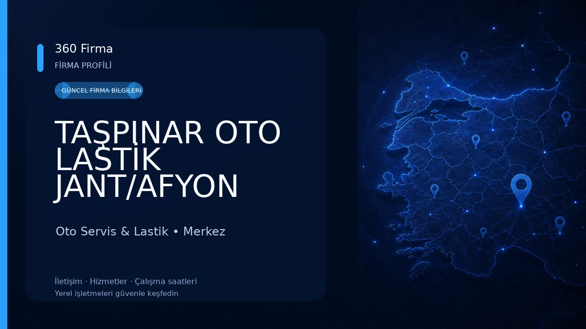 TAŞPINAR OTO LASTİK JANT/AFYON YOL YARDIM Oto Servis & Lastik