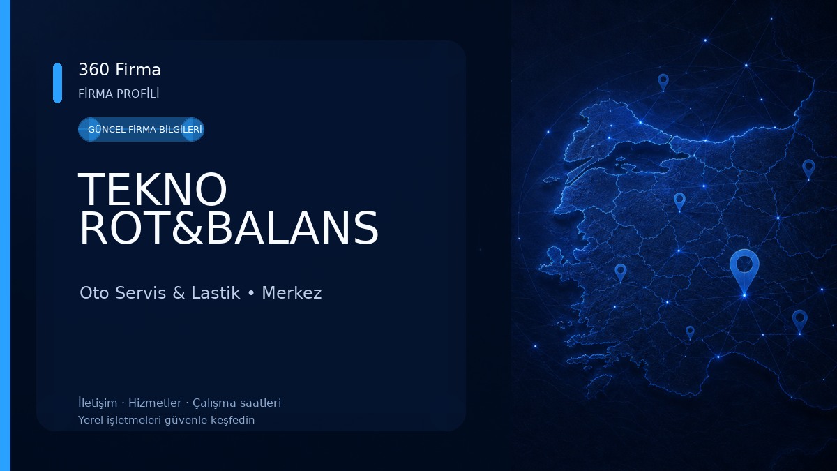 TEKNO ROT&BALANS Oto Servis & Lastik