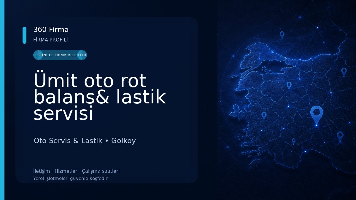 Ümit oto rot balans& lastik servisi Oto Servis & Lastik
