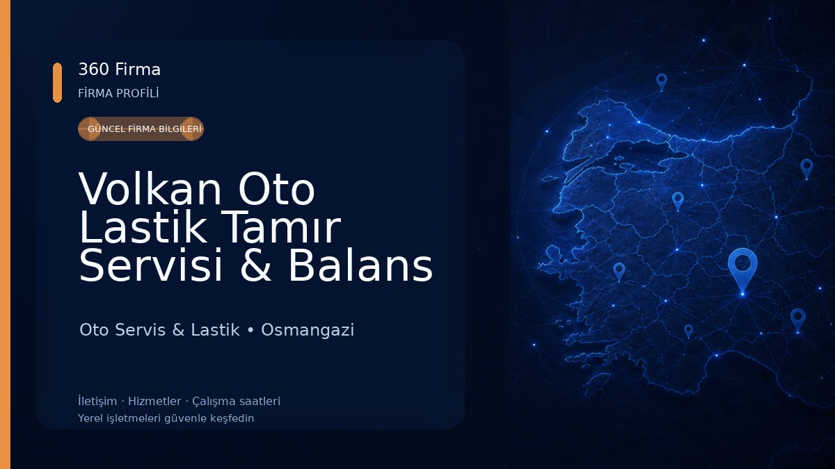 Volkan Oto Lastik Tamır Servisi & Balans Oto Servis & Lastik