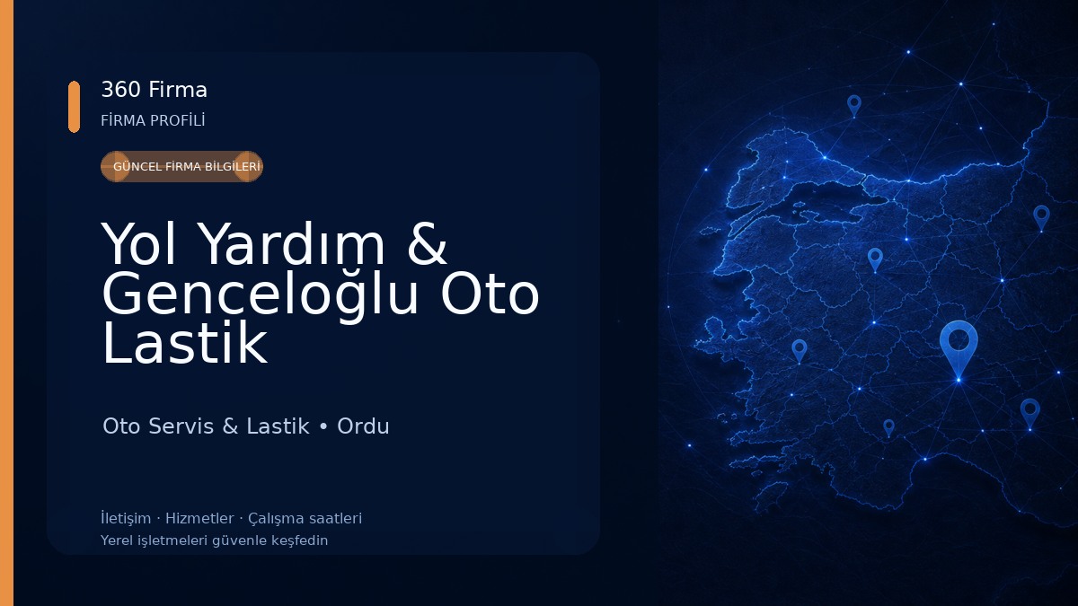 Yol Yardım & Genceloğlu Oto Lastik Oto Servis & Lastik